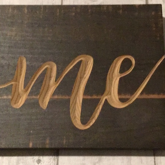Rustic Wood Home Sign - Picture 3 of 4